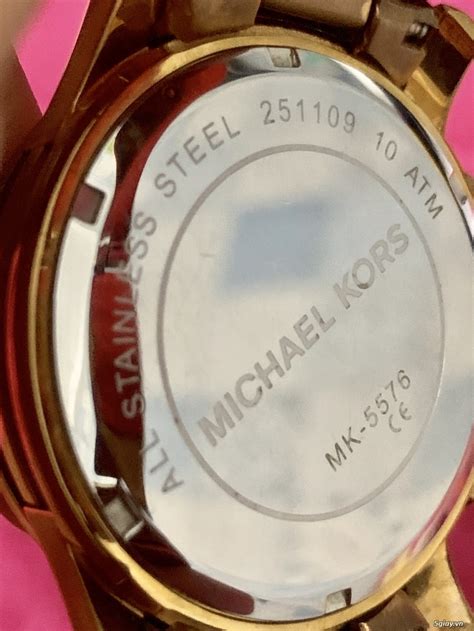 michael kors watch serial numbers